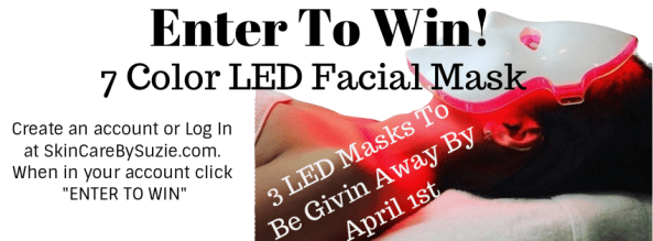 Enter to win led facial mask