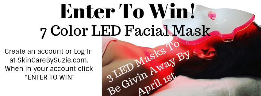 Enter to win led facial mask